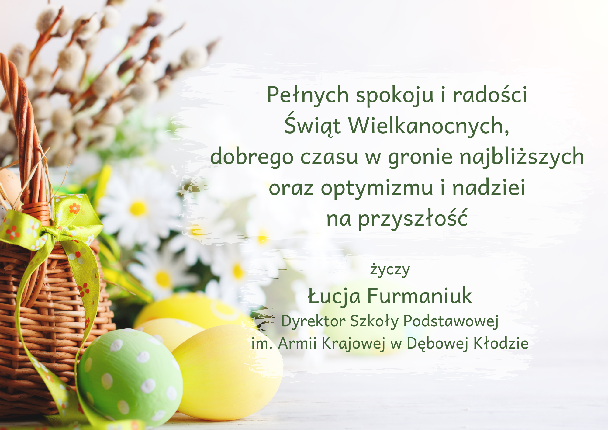 Z okazji Świąt Wielkanocy